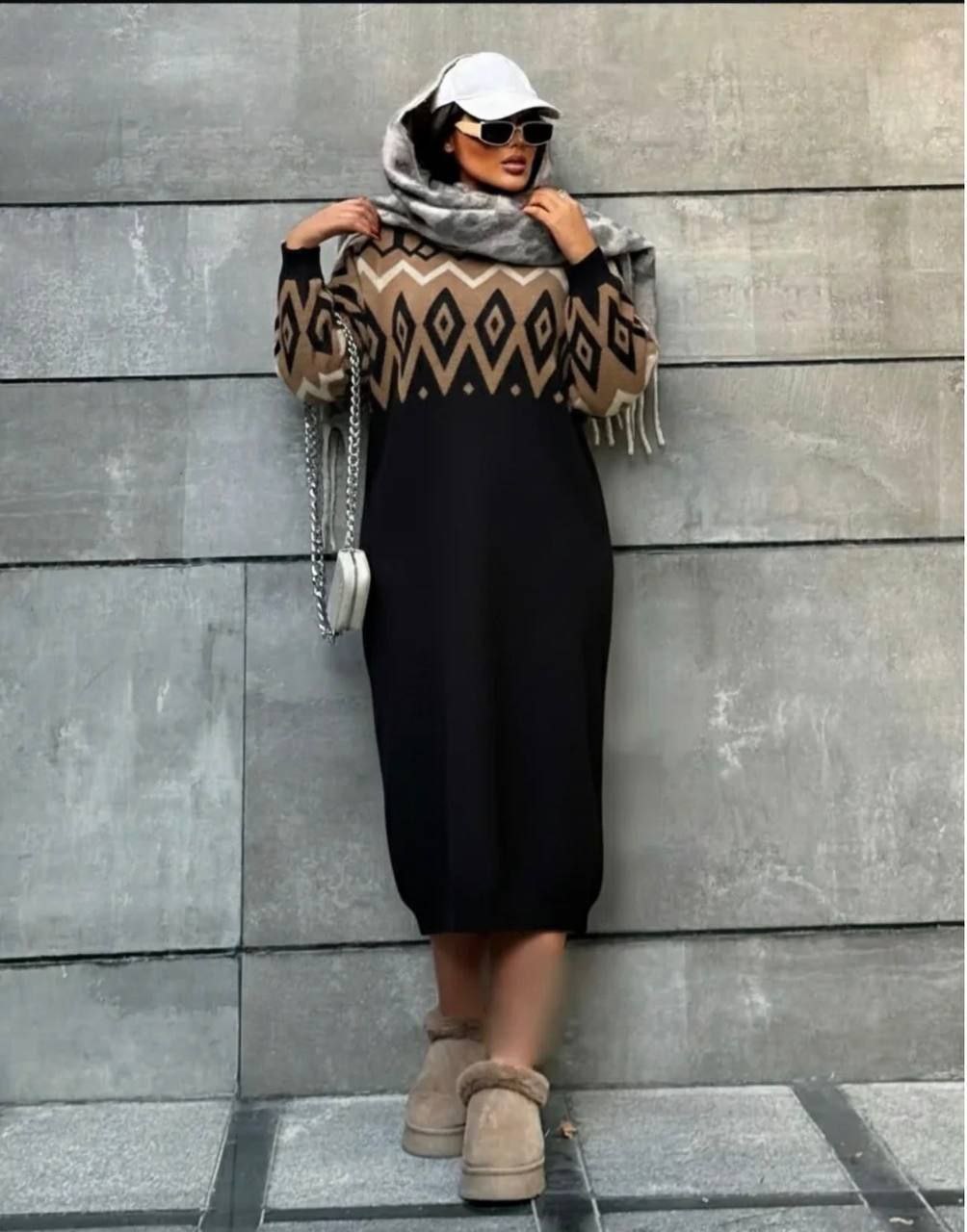 پیراهن بافت بلند